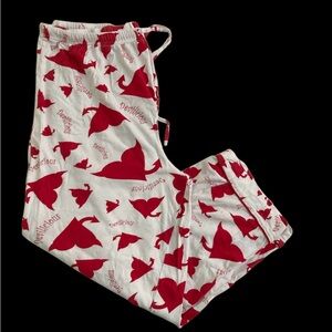 Devilicious Lounge Wear. White with Red Hearts.